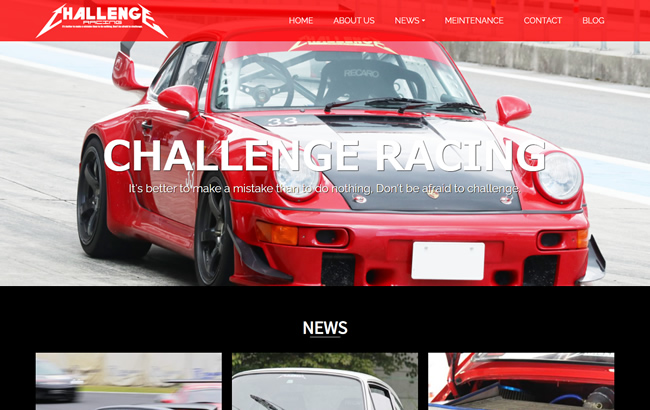 CHALLENGE RACING Inc. Site